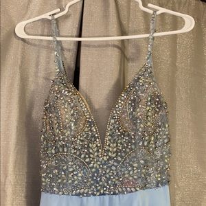 Jovani Light Blue Prom Dress